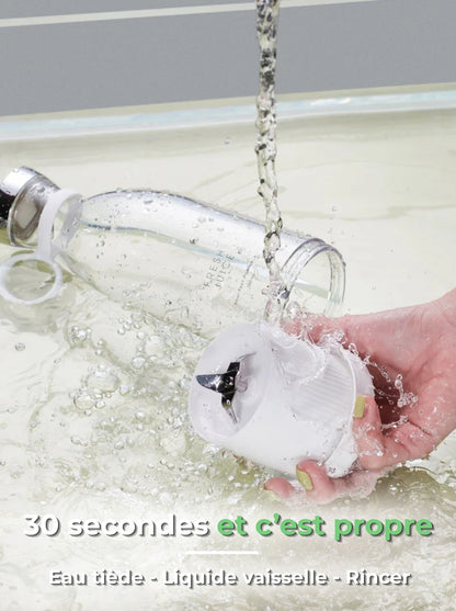 Nettoyage rapide du blender Fresh Juice sous le robinet en 30 secondes